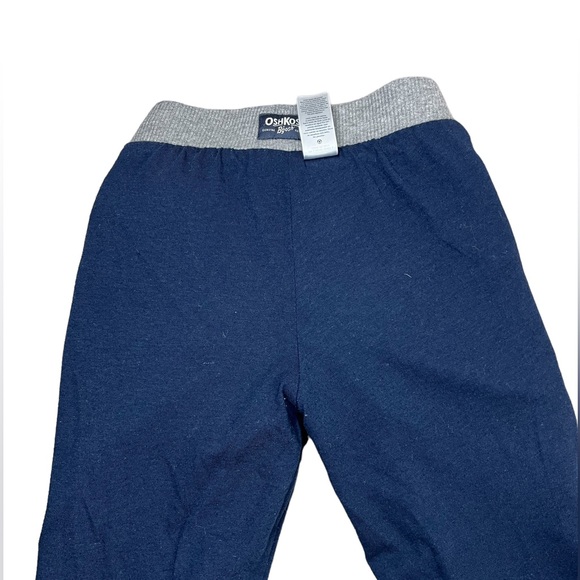 OshKosh B’Gosh Jersey Lined Athletic Windbreaker Pants 4T Navy Blue - Picture 7 of 9